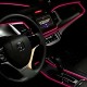 Неоновая подсветка салона авто 3м, Розовый