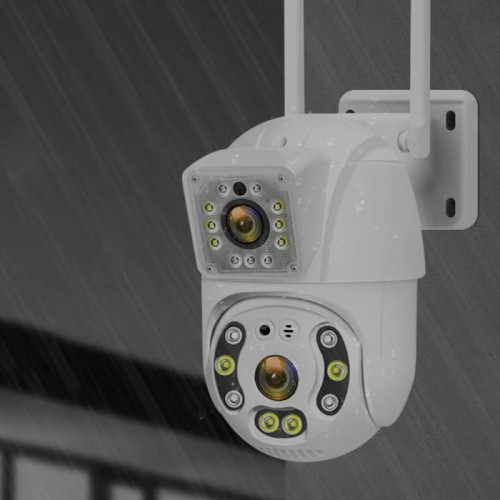 Двойная камера видеонаблюдения WiFi V380 Двойная камера видеонаблюдения WiFi V380