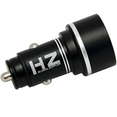 Автомобильное зарядное устройство HC7 с 2хUSB, Черное