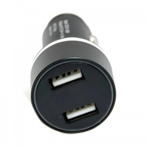 Автомобильное зарядное устройство HC7 с 2хUSB, Черное