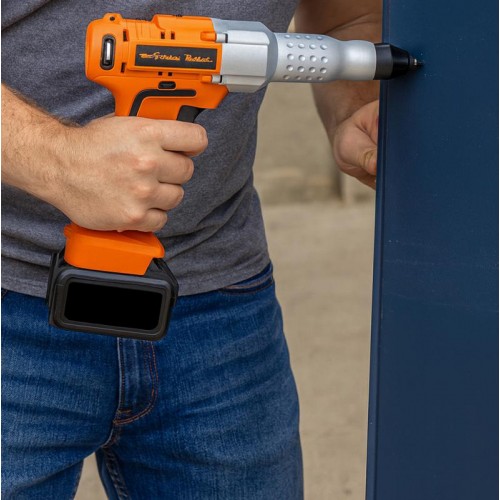 Аккумуляторный заклепочник в кейсе + АКБ, BY 8506