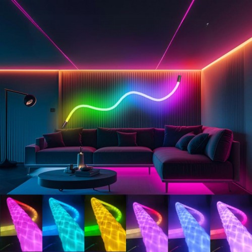 Неонова LED-стрічка від USB, 5м, RGB, SFK-30 Неонова LED-стрічка від USB, 5м, RGB, SFK-30