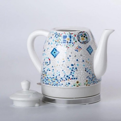 Керамический электрочайник от сети, 1,4л, 1000Вт, DOMOTEC MS-7837