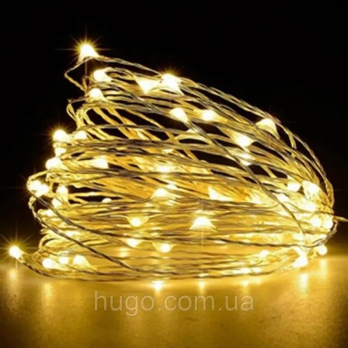 Гирлянда «Роса» от сети, 20 м, 200 LED, AD-50537, Теплый белый Гирлянда «Роса» от сети, 20 м, 200 LED, AD-50537, Теплый белый