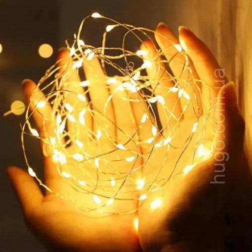 Гирлянда «Роса» от сети, 20 м, 200 LED, AD-50537, Теплый белый Гирлянда «Роса» от сети, 20 м, 200 LED, AD-50537, Теплый белый