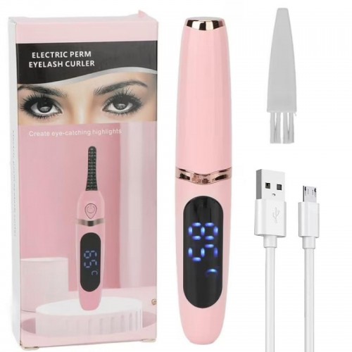 Щипці для завивання вій від USB, EYELASH CURLER XL-271, Рожевий
