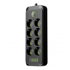 Мережевий фільтр 3м (8×220В+4×USB+1×Type-C) Тк-10