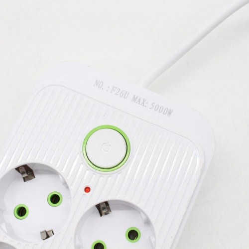 Сетевой фильтр 3м (10×220В+4×USB+1×Type-C) Тк-13, Белый Сетевой фильтр 3м (10×220В+4×USB+1×Type-C) Тк-13, Белый