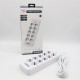 Сетевой фильтр 3м (10×220В+4×USB+1×Type-C) Тк-13, Белый