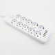 Удлинитель электрический 5м, 10×220В+4×USB+1×Type-C, Тк-15, Белый