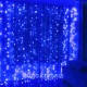 Гирлянда штора от сети, 3х2м, 240LED, G-49, Синий