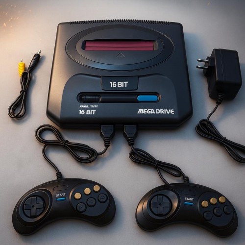 Игровая консоль с 2 джойстиками для игр 16 битная, GD-2020