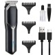 Акумуляторна машинка для стрижки волосся, +3 насадки, від USB, V-930