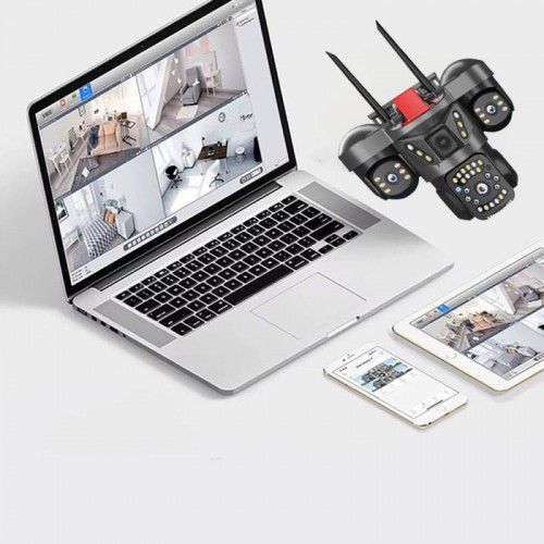 Камера видеонаблюдения 4G, 12MP, 6К