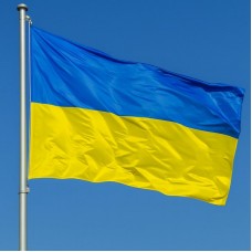 Прапор України 135х90см з габардину міцний патріотичний