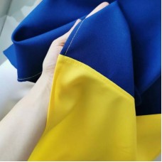Прапор України 135х90см з габардину міцний патріотичний
