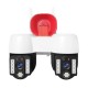Вулична IP камера з двома об'єктивами, 12 W, CAMERA WIFI WITH ALARAM A2S