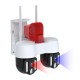 Вулична IP камера з двома об'єктивами, 12 W, CAMERA WIFI WITH ALARAM A2S