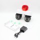 Вулична IP камера з двома об'єктивами, 12 W, CAMERA WIFI WITH ALARAM A2S