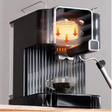 Кавоварка еспресо Top Kitchen TK00217 з капучинатором 1.8л