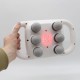 Перкусійний масажер для тіла 6 головок, 9 режимів, USB, YM-K60