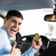 Гибкая LED панель для авто (34х10см) + пульт, с Bluetooth, от USB