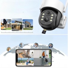Wi-Fi камера видеонаблюдения на солнечной панели 1080p