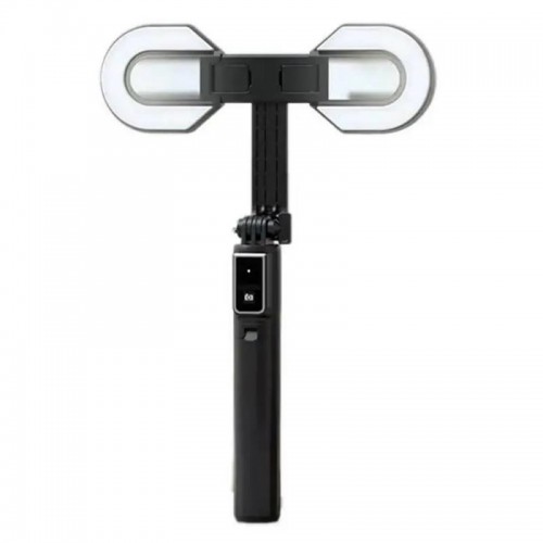 Селфі палиця з LED лампою та bluetooth пультом, 112 см, P40S-M Селфі палиця з LED лампою та bluetooth пультом, 112 см, P40S-M