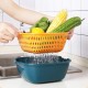 Пластиковый дуршлаг с миской, 25см