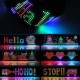 Гибкая LED панель для авто (34х10см) + пульт, с Bluetooth, от USB