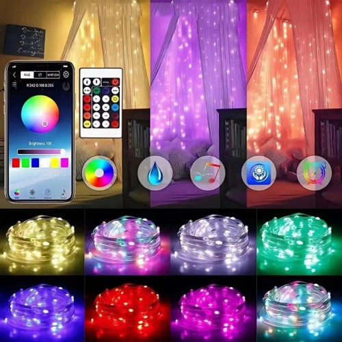 Світлодіодна стрічка RGB 10м, 100LED, від USB+пульт Світлодіодна стрічка RGB 10м, 100LED, від USB+пульт