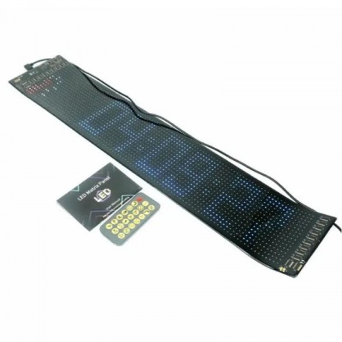 Гибкая LED панель 120x595мм, с WiFi, RGB + пульт Гибкая LED панель 120x595мм, с WiFi, RGB + пульт