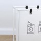 Кошик для білизни на колесах 62х55х25см, MAG-909