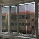 Рулонна сонцезахисна шторка на вікно 125х58см, Чорна