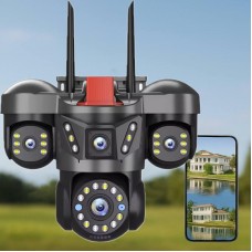 Вулична Wi-Fi камера відеоспостереження 12MP V380 з нічним видінням