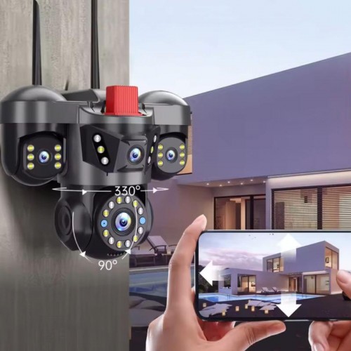 Вулична WIFI камера відеоспостереження 12MP, HD, V380