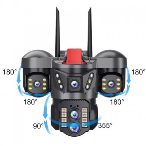 Вулична WIFI камера відеоспостереження 12MP, HD, V380