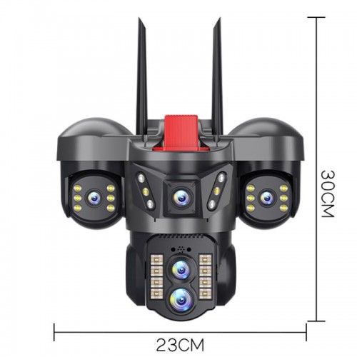 Вулична WIFI камера відеоспостереження 12MP, HD, V380