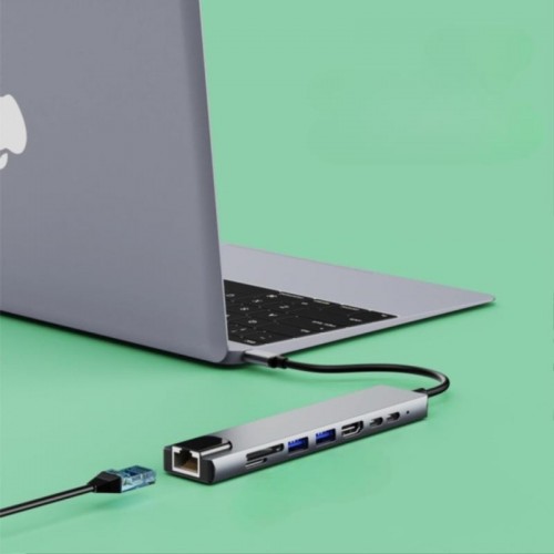 Универсальный USB-C хаб 8 в 1, USB 3.0 Универсальный USB-C хаб 8 в 1, USB 3.0
