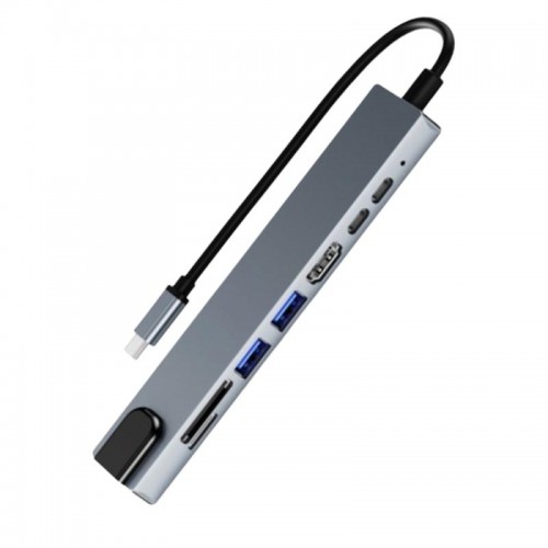 Универсальный USB-C хаб 8 в 1, USB 3.0 Универсальный USB-C хаб 8 в 1, USB 3.0