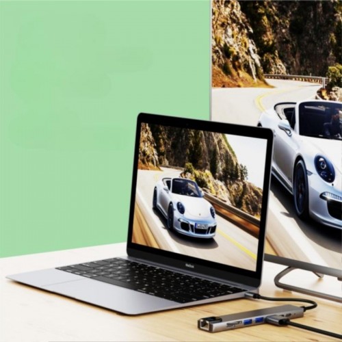 Универсальный USB-C хаб 8 в 1, USB 3.0 Универсальный USB-C хаб 8 в 1, USB 3.0
