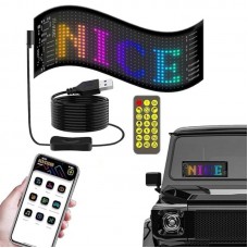 LED панель для авто 35х10 з USB і пультом керування