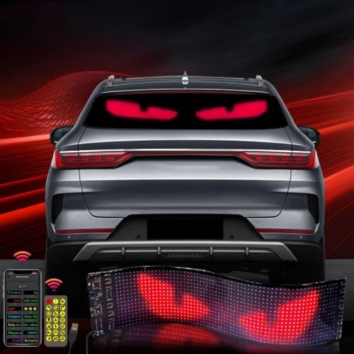 Світлодіодна LED панель для авто 35х10, USB+пульт