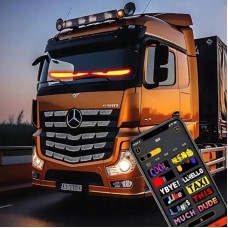 LED панель для авто 35х10 з USB і пультом керування