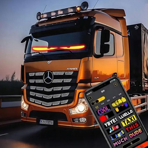 Світлодіодна LED панель для авто 35х10, USB+пульт