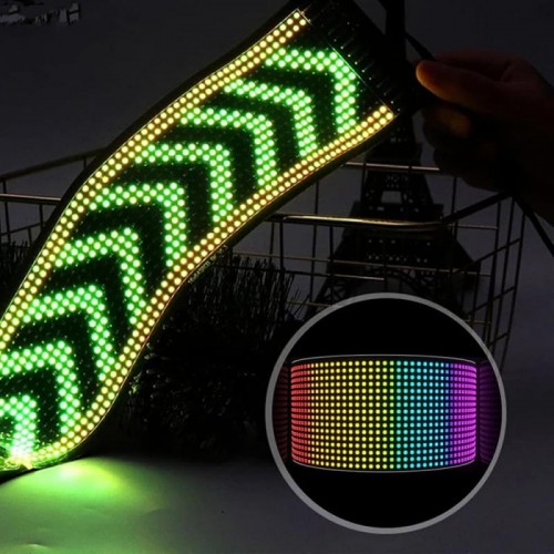 Світлодіодна LED панель для авто 35х10, USB+пульт