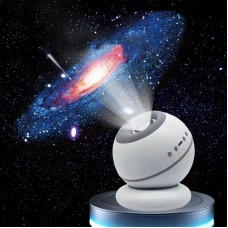 Проектор зоряного неба 360° з 7 слайдами та USB живленням