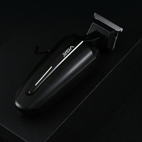 Аккумуляторная машинка для стрижки волос, 4 насадки, USB, VGR-952