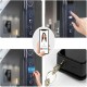 Умный дверной замок с камерой и отпечатком пальца, от аккумулятора, TUYA SMART