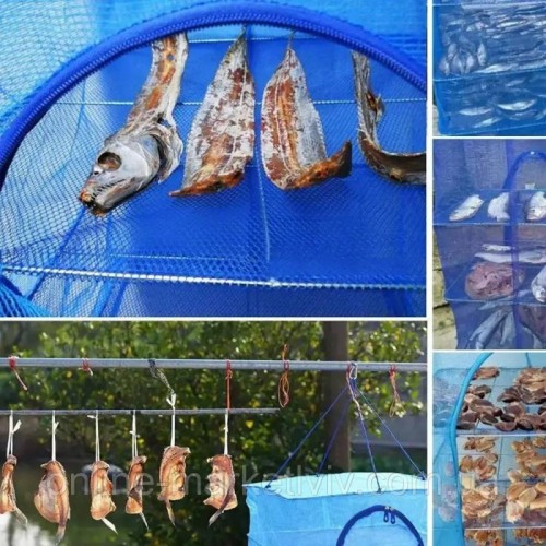 Складна сушарка для риби, грибів, сухофруктів на 5 ярусів 100х50х50см Складна сушарка для риби, грибів, сухофруктів на 5 ярусів 100х50х50см